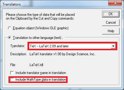 Translators-setting